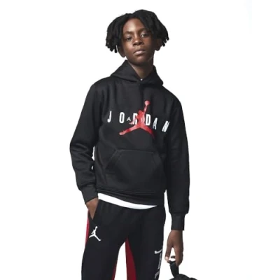 Imagen de Jordan JDB Jumpman Sustainable Unisex Jersey con capucha para niños, Talla: 128 132, Black