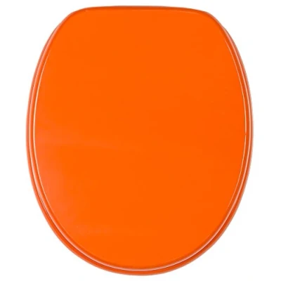 Imagen de Sanilo 164580 Asiento para inodoro (bisagras estables), color naranja