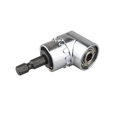 Imagen de HALJIA Taladro de ángulo recto 105 Extensión 1/4 pulgada 6 mm hexagonal Broca destornillador socket adaptador portabrocas