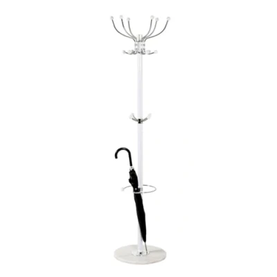 Imagen de HAKU Möbel Perchero cromo, blanco, Mármol, metal Dim.: AL 176 cm x diámetro 38 cm, Estilo: Moderno
