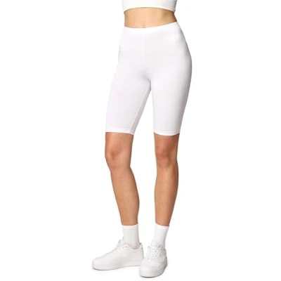 Imagen de Merry Style Leggins Cortos Mallas Deportivas Mujer Shorts Pantalones para Verano de Mujeres MS10 145 (Blanco, S)