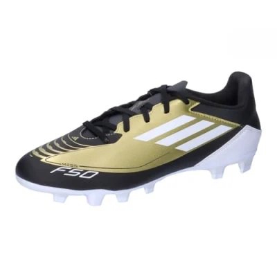 Imagen de adidas Performance F50 CLUB FXG Messi Botas de fútbol con tacos, Hombre, Talla: 42, Gold metallic/footwear white/core black Zapatos