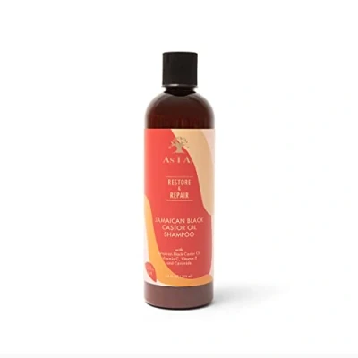 Imagen de AS I AM Champú &quot;Aceite de Ricino Negro Jamaicano&quot; 355ml Reduce la rotura y lo fortalece APTO MÉTODO CURLY