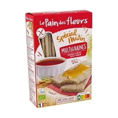 Imagen de Tostadas Multicereales especial mañanas BIO Le pain de fleurs 230 g, 0.23 kilograms, 1 unidad