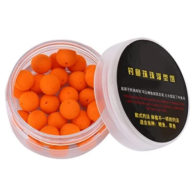 Imagen de señuelo de Cebo Pesca,30pcs 10 / 12mm Carpa Pesca Espuma pellets Suave Boilies Huevos Granos Bolas flotantes Alimentador Artificial cebos