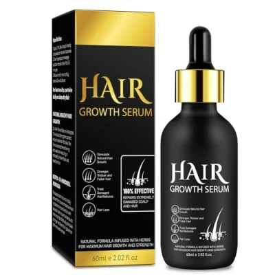 Imagen de Aceite orgánico para el crecimiento del cabello al 5 %, solución uso externo, y densificación, pérdida de ligero en hombres, reactiva los folículos