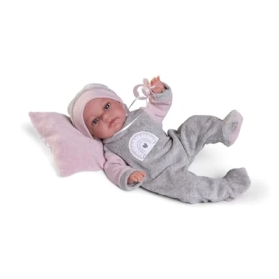 Imagen de Muñecas Antonio Juan Baby Toneta Posturitas Corazón Cuerpo Articulable 34 cm Ref. 70361 Colección 2024