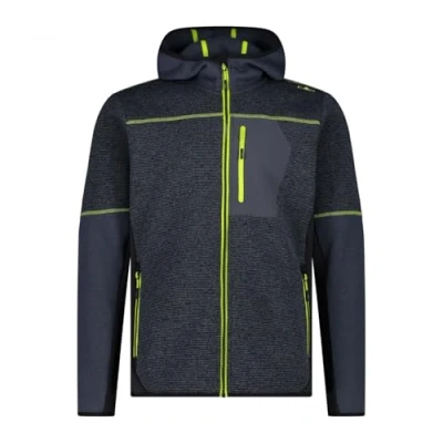 Imagen de CMP Chaqueta De Hombre Forro Polar Knit Tech Con Capucha Fija Jacket