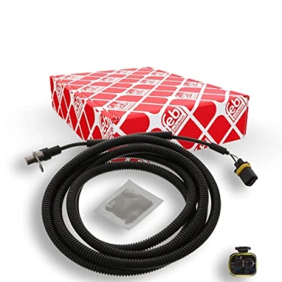 Imagen de FEBI BILSTEIN 46231 Sensor de ABS Eje delantero, derecha con grasa 1200 2600 2675