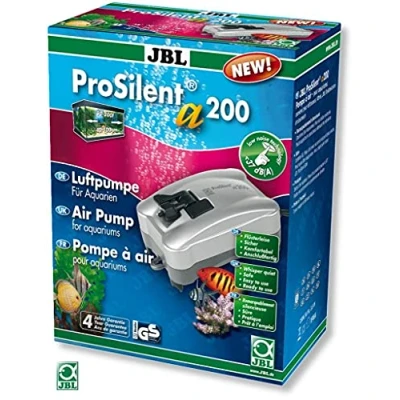 Imagen de JBL Bomba de aire ProSilent a200, 6054200, para acuarios agua dulce y marina 50 a 300 l