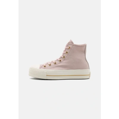 Imagen de Converse Chuck Taylor ALL STAR LIFT Platform Tailored Lines Zapatillas altas, Mujer, Talla: 41, Flush stone/egret/gold Piel/tela