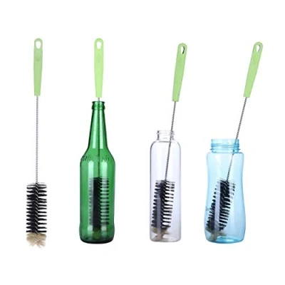 Imagen de Cepillo de Botellas,Cepillo Limpieza con Largo Mango Ideal Para Limpiar Botellas cerveza estrecha,, Termos, Carafes, (40cm)