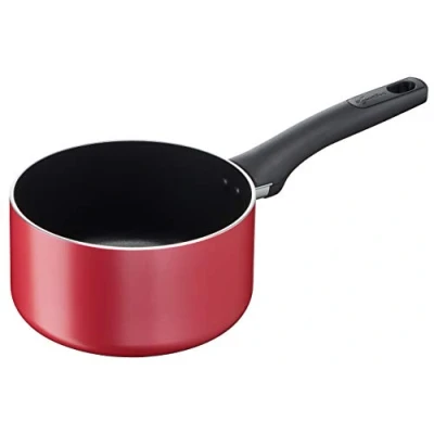 Imagen de Lagostina Cucina Mediterranea Cacerola honda antiadherente de aluminio, diámetro 18 cm, con indicador cocción Thermo Signal, mango ergonómico baquelita