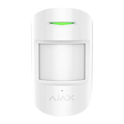Imagen de Ajax Detector de Movimiento inalámbrico Compatible con Animales MotionProtect Plus, Color Blanco