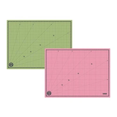 Imagen de Alfa A6082 Base de Corte Reversible, Verde/Rosa, 420 mm