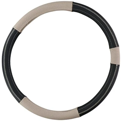 Imagen de All Ride Funda para Volante de camión, Color Beige y Negro