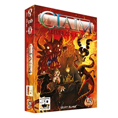Imagen de SD GAMES Claim Refuerzos Fuego Expansión Juego de Cartas o 2 para Salvar el Reino, Jugadores a Partir 10 Años
