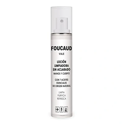 Imagen de Foucaud Friction Voyage Lotion Nettoyante Purifiante sans Rinçage pour Mains/Corps Vaporisateur 50 ml