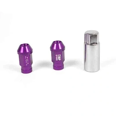 Imagen de Omp SpeedSET 20 TUERCAS DE RUEDA M12X1.25 LLAVE 19 L: 40MM COLOR MORADO ALUMINIO 7075