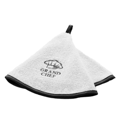 Imagen de Douceur d&#039;Intérieur Grand Chef Toalla de Mano, Redonda, diámetro 60 cm, Esponja Bordada