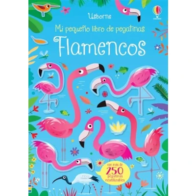 Imagen de flamencos (Mi pequeño libro de pegatinas)