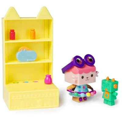 Imagen de Gabby&#039;s Dollhouse, Figura de Baby Box con bracitos móviles la Serie Celebraciones, Muebles y Accesorios para casa muñecas, Juguetes niños niñas a Partir 3 años