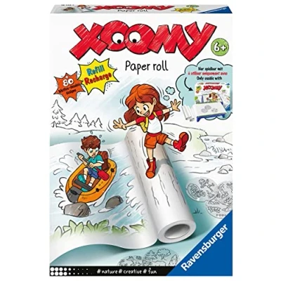 Imagen de Ravensburger Xoomy Paper roll Accesorio Recambio de papel Dibujo Rollo 6,5 m Ocio creativo desde 6 años Mixto Niños Actividad Creativa 18148