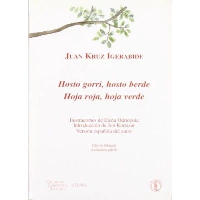 Imagen de Hosto Gorri Berde= Hoja Roja Verde (ed. Bilingüe)