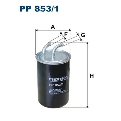 Imagen de FILTRON PP 853/1 Filtro Combustible de tubería 8 MITSUBISHI: Outlander 2 SUV, Lancer Limousine, Grandis