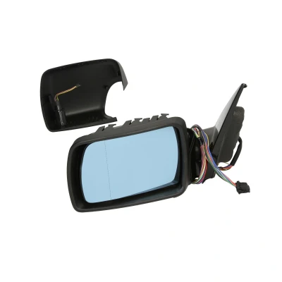 Imagen de Espejo retrovisor Alkar 9049888 izquierda imprimado eléctrico calefactable, con memoria, abatible eléctricamente, tintado en azul, iluminación amb