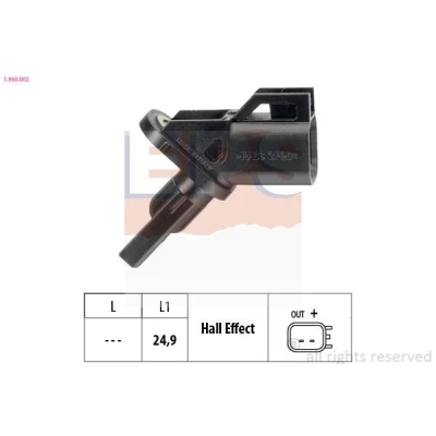 Imagen de EPS 1.960.002 Sensor de ABS Made in Italy OE Equivalent FORD: Focus 2, 2 Limousine, MONDEO 4