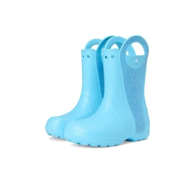 Imagen de Crocs Botas de lluvia unisex Handle It para niños, cristal tintado, Vidrio 19 EU