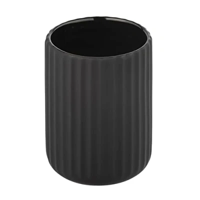 Imagen de Wenko Vaso de Dientes Belluno Negro cerámica