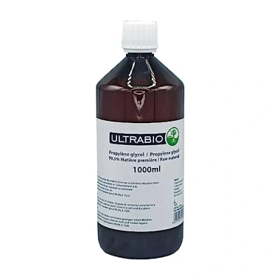 Imagen de Ultrabio Propilenglicol E1520 PG 99,7% Pureza Grado farmacéutico Certificado USP 1000 ml