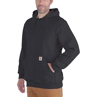 Imagen de Carhartt, Hombre, Sudadera, Ajuste Holgado, Tejido De Grosor Medio, Gris carbón jaspeado, S
