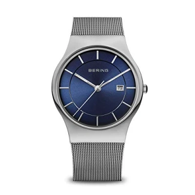 Imagen de BERING Reloj Analógico para Hombre de Cuarzo con Correa en Acero Inoxidable 11938 003