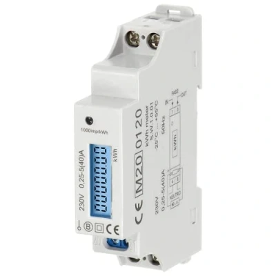 Imagen de Miratic Medidor Consumo de Energia Monofásico Con Certificado MID y Salida Pulso
