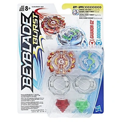 Imagen de Hasbro Bey Blade C2358EL2 Burst Evolution Gainon G2 y Doomscizor Paquete Doble