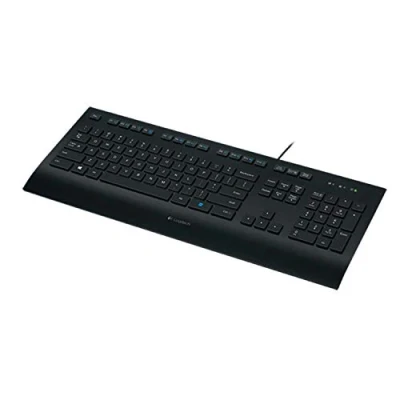 Imagen de Logitech K280e Pro Teclado con Cable para Windows, Linux, Chrome, Disposición QWERTY US Internacional, Negro