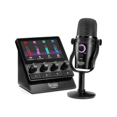 Imagen de Controladora Para Streaming Y Micrófono Hercules Stream Starter Kit