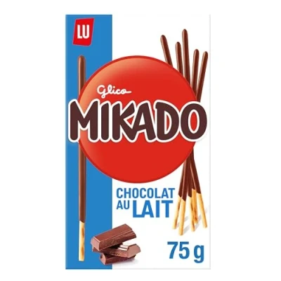 Imagen de Lu Mikado Palitos de Galleta Chocolate Con Leche 75 g , Pack 6