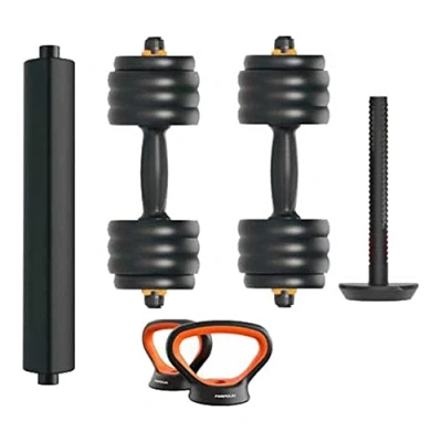Imagen de FED ORMANC40V2 Kit Mancuernas V2 + Barra Pesa Rusa 40kg Xiaomi, 40kg, Modulables, Multifunción, Empuñadura ergonómica