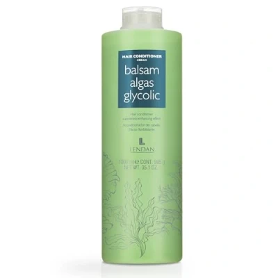 Imagen de LENDAN Acondicionador Pelo Bálsamo Algas Glycolic 1000 ml Todo Tipo de Cabellos Nutre y Repara sin Aportar Peso Melena Suave Brillante Neutraliza Residuos Alcalinos Tintes
