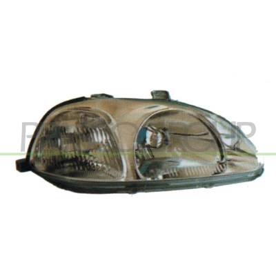Imagen de PRASCO HD0344823 Faros derecha H4 sin portalámparas servomotor para reg. alcance luces HONDA: CIVIC 6 Hatchback, Stufenheck