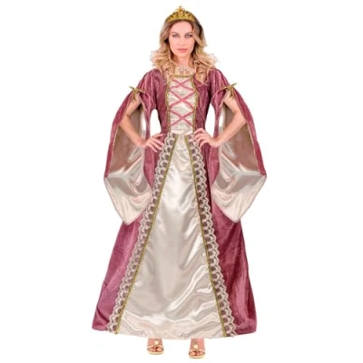 Imagen de W WIDMANN MILANO Party Fashion disfraz de princesa medieval, vestido con corona, reina, cuento hadas