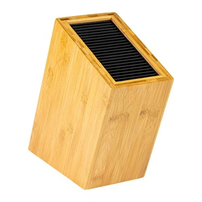 Imagen de Rockingham Forge Bloque Para Cuchillos Universal Inclinado, Negro Mate, 20 Ranuras de Hasta cm Longitud Hoja, KB 4422BK
