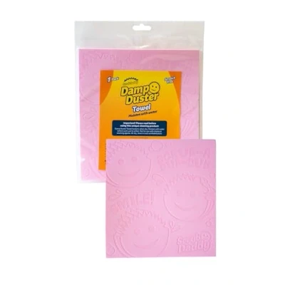 Imagen de Scrub Daddy Toalla húmeda, plumero multiusos para limpieza, limpiador veneciano y de madera, esponja estriada rejillas ventilación, radiador, zócalos, espejos, productos limpieza del hogar,
