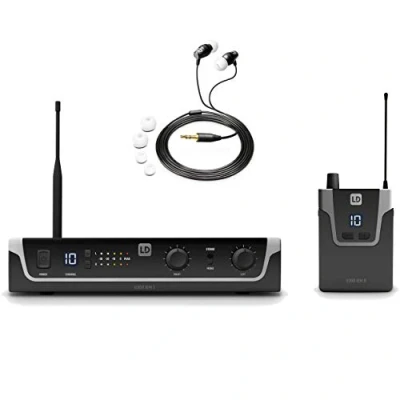 Imagen de LD Systems U308 IEM HP Sistema de monitorización en oído con auriculares 863 865 MHz + 823 832