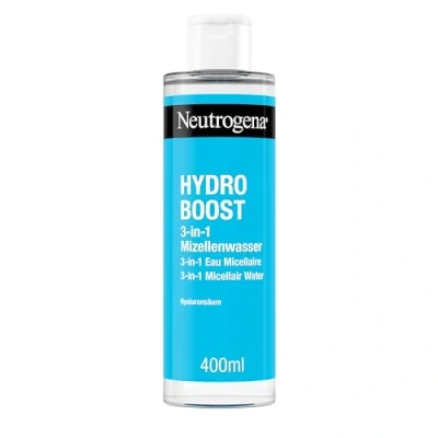 Imagen de Neutrogena Hydro Boost Agua micelar 3 en 1, limpieza facial eficaz y suave, 2 x 200 ml, 400 ml