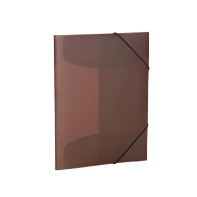 Imagen de HERMA 19522 carpeta de dibujo Translúcido en Marrón, A3, plástico resistente, con 3 solapas interiores, 1 palmo